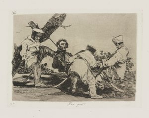 Proč?? (Proč?), pl. 32 ze série The Disasters of War od Francisco de Goya