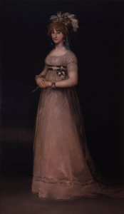 Ritratto María Luisa de Borbón a Vallabriga od Francisco de Goya
