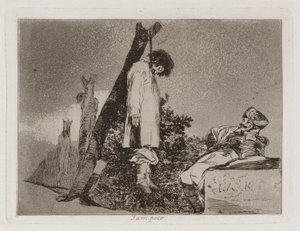Ani (ani ne [v tomto případě]), Plate 36 z The Disasters of War od Francisco de Goya