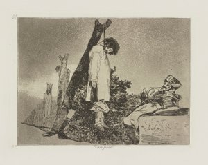 Vůbec ne. (Ani ne [v tomto případě] ​​.), pl. 36 ze série The Disasters of War od Francisco de Goya
