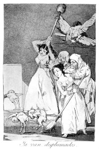 Tady jsou, oškubaní, 1799 od Francisco de Goya