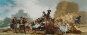 La Era o El Verano (Mlat nebo Léto). 1786 od Francisco de Goya