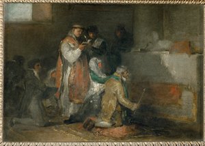 Le mariage inegal - nesourodý pár ... od Francisco Jose de (circle of) Goya y Lucientes