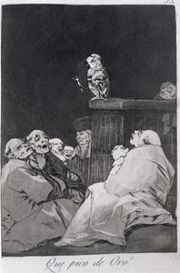 193-0082153 Jaký zlatý zobák!, talíř 53 „Los caprichos“ od Francisco Jose de Goya y Lucientes
