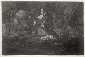 193-0082314 Pohřební hádanka, deska 18 „Přísloví“ od Francisco Jose de Goya y Lucientes