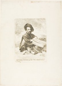 Trpaslík od Francisco Jose de Goya y Lucientes