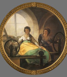 Alegorie průmyslu, obraz namalovaný pro palác královnina oblíbence Manuela de Godoy (malba na plátně) od Francisco Jose de Goya y Lucientes