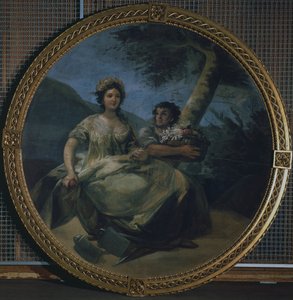 Alegorie zemědělství, kolem 1805 (tempera na plátně) od Francisco Jose de Goya y Lucientes