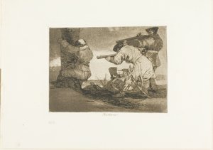Barbaři!, deska 38 z The Disasters of War od Francisco Jose de Goya y Lucientes