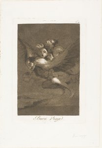 Bon voyage, deska 64 z Los Caprichos od Francisco Jose de Goya y Lucientes