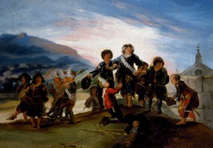 Děti si hrají na vojáky od Francisco Jose de Goya y Lucientes