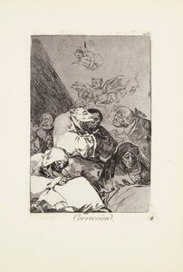 Korekční deska 46 od: Los Caprichos od Francisco Jose de Goya y Lucientes