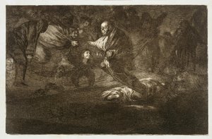 Bůh je stvoří a oni se sejdou, Los Proverbios 18 od Francisco Jose de Goya y Lucientes