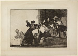 Disparate pobre (Chudá pošetilost, aneb Dvě hlavy jsou lepší než jedna), deska č. 11 ze série Los Disparates (Pošetilosti) od Francisco Jose de Goya y Lucientes