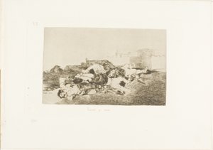 Ještě horší, deska 22 z The Disasters of War od Francisco Jose de Goya y Lucientes