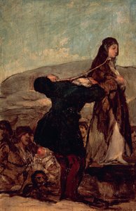 Poprava čarodějnice od Francisco Jose de Goya y Lucientes