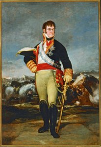 Ferdinand VII., španělský král, v jezdeckém táboře... (malba na plátně) od Francisco Jose de Goya y Lucientes