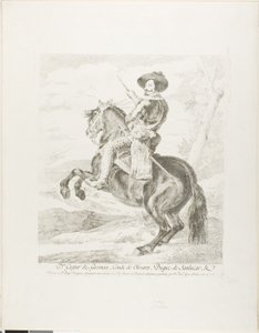 Gaspar de Guzman, hrabě vévoda z Olivares od Francisco Jose de Goya y Lucientes