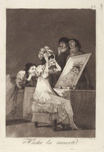 Až do smrti, deska 55 z Los Caprichos od Francisco Jose de Goya y Lucientes
