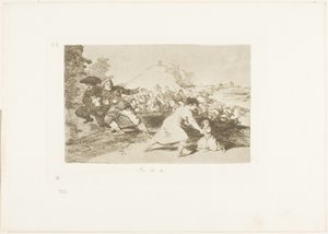 Viděl jsem to, deska 44 z The Disasters of War od Francisco Jose de Goya y Lucientes