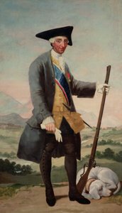 Král Karel III. (1716-88) jako lovec od Francisco de Goya
