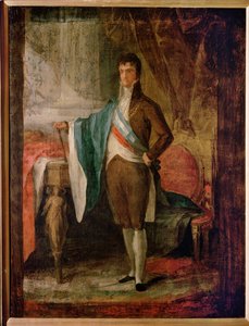 Král Ferdinand VII, bozetto (malba na plátně) od Francisco Jose de Goya y Lucientes