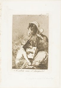 Nemohl by žák vědět víc?, deska 37 z Los Caprichos od Francisco Jose de Goya y Lucientes