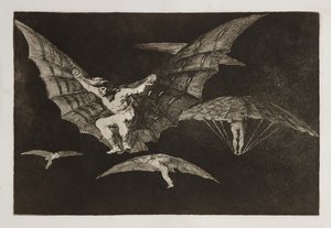 Modo de volar (způsob létání) od Francisco Jose de Goya y Lucientes
