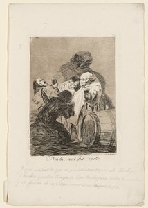 Nikdo nás neviděl, deska z "Los Caprichos", 1799 od Francisco de Goya
