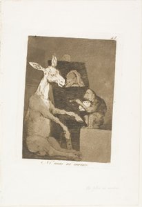 Ani více, ani méně, deska 41 z Los Caprichos od Francisco Jose de Goya y Lucientes