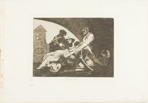 Ani tyhle, deska jedenáct z The Disasters of War od Francisco Jose de Goya y Lucientes