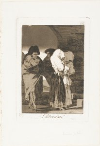 Poor Little Girls!, talíř 22 z Los Caprichos od Francisco Jose de Goya y Lucientes