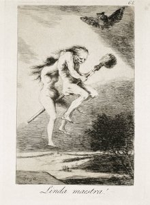 Hezká učitelka. 1793-1799 (akvatinta) od Francisco Jose de Goya y Lucientes