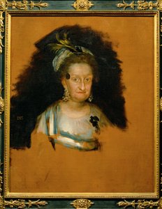 Španělská královna Marie Luisa ... (malba na plátně)