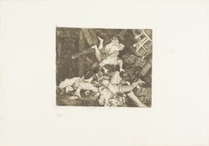 Ravages of war, deska 30 z The Disasters of War od Francisco Jose de Goya y Lucientes
