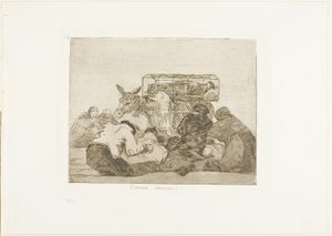 Strange Devotion!, deska 66 z The Disasters of War od Francisco Jose de Goya y Lucientes