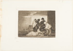 Díky Millet, deska 51 z The Disasters of War od Francisco Jose de Goya y Lucientes