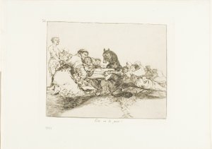 To je na tom to nejhorší!, deska 74 z The Disasters of War od Francisco Jose de Goya y Lucientes