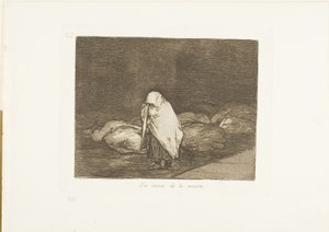 The Beds of Death, deska 62 z The Disasters of War od Francisco Jose de Goya y Lucientes