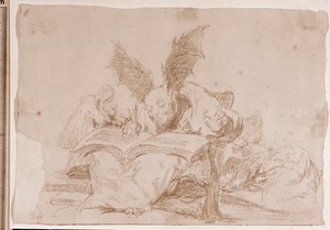 The Disasters of War: Against the common good (přípravná kresba od Francisco de Goya