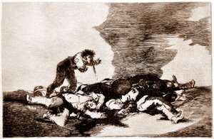 The Disasters of War: Para eso habeis nacido (proto jste se narodili) od Francisco Jose de Goya y Lucientes