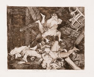 The Disasters of War : War damages (rytina po přípravné kresbě od Francisco de Goya