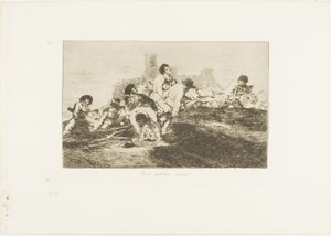 Stále mohou být užitečné, deska 24 z The Disasters of War od Francisco Jose de Goya y Lucientes