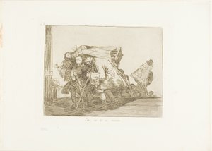 Tohle není méně, deska 67 z The Disasters of War od Francisco Jose de Goya y Lucientes