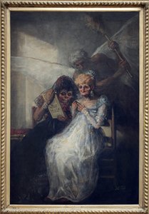 Čas, řekl Les Vieilles. Obraz Francisco de Goya y Lucientes (1746-1828), olej na plátně, cca 1808-1812, španělské umění počátku 19. století. Muzeum výtvarného umění Lille. od Francisco de Goya
