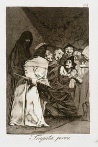 Spolkni to, pse (Caprichos 58) od Francisco Jose de Goya y Lucientes