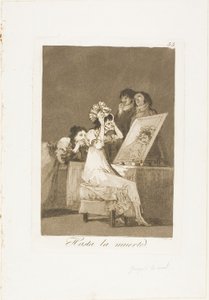 Až do smrti, deska 55 z Los Caprichos od Francisco Jose de Goya y Lucientes
