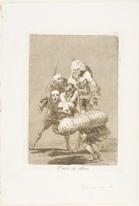 Co jeden dělá druhému, deska 77 z Los Caprichos od Francisco Jose de Goya y Lucientes