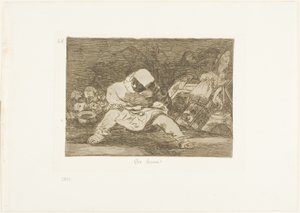 Jaké šílenství!, deska 68 z The Disasters of War od Francisco Jose de Goya y Lucientes