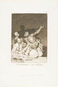 When Day Breaks We Will Be Off, deska 71 z Los Caprichos od Francisco Jose de Goya y Lucientes